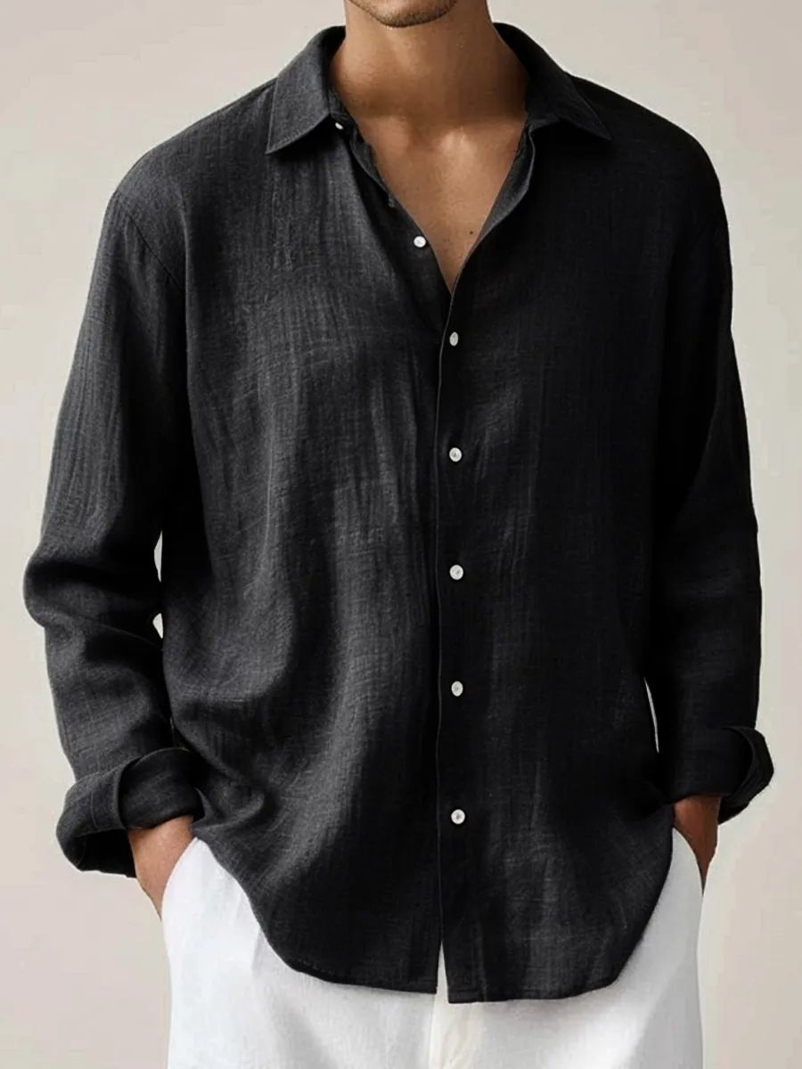 Men's Cotton-Linen Shirt